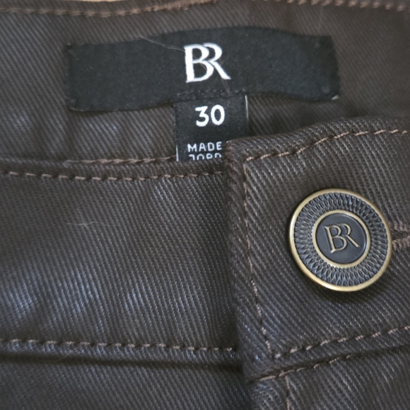 Banana Republic Chocolate Coated Denim Trousers - Picture 5 of 6